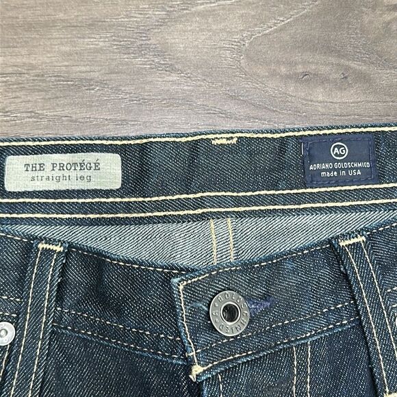 Adriano Goldschmied 32” The Protege Straight Leg Stretch Blue Jeans Size 33 - Picture 12 of 13